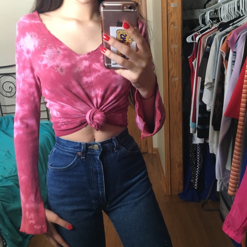 Pink vintage top